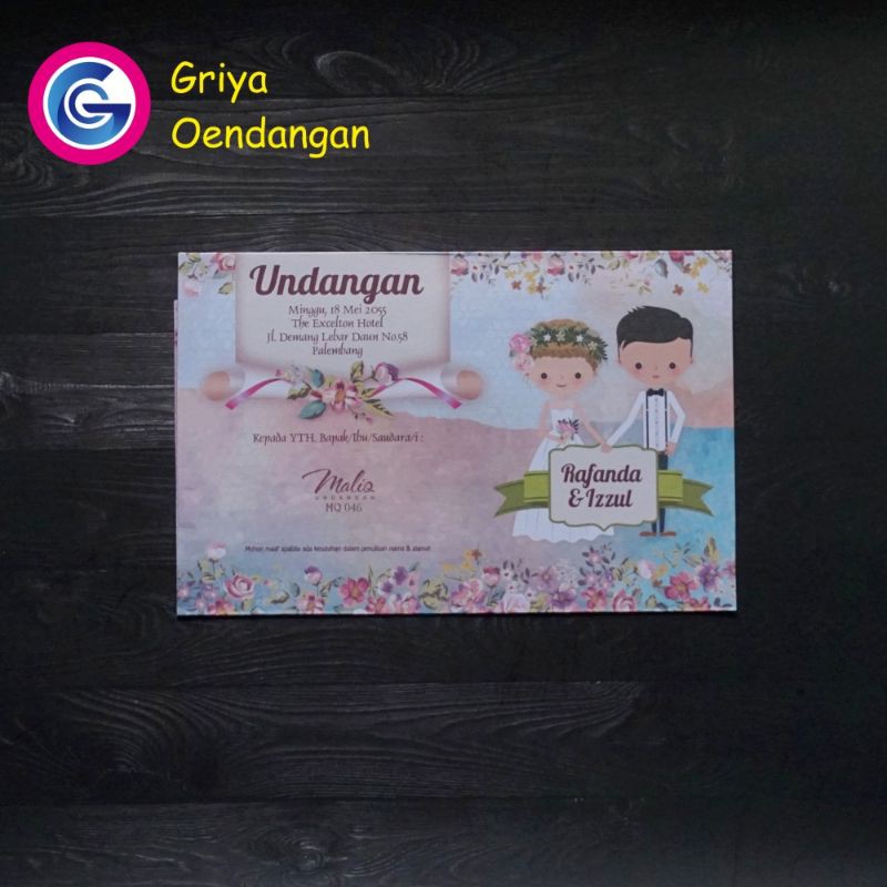 Jual Undangan Cetak Desain Unik & Lucu | Shopee Indonesia