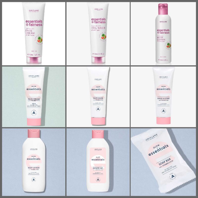 Jual Glow Essentials Gel Wash / Body Lotion / Shower Gel / Face Cream