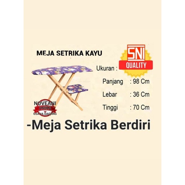 Jual Meja Setrika Kayu Berdiri / Meja Setrika Pekanbaru / Meja Setrika