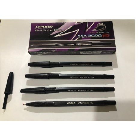 Jual Pulpen Tinta Bolpoin Hitam Mx2000nd | Shopee Indonesia