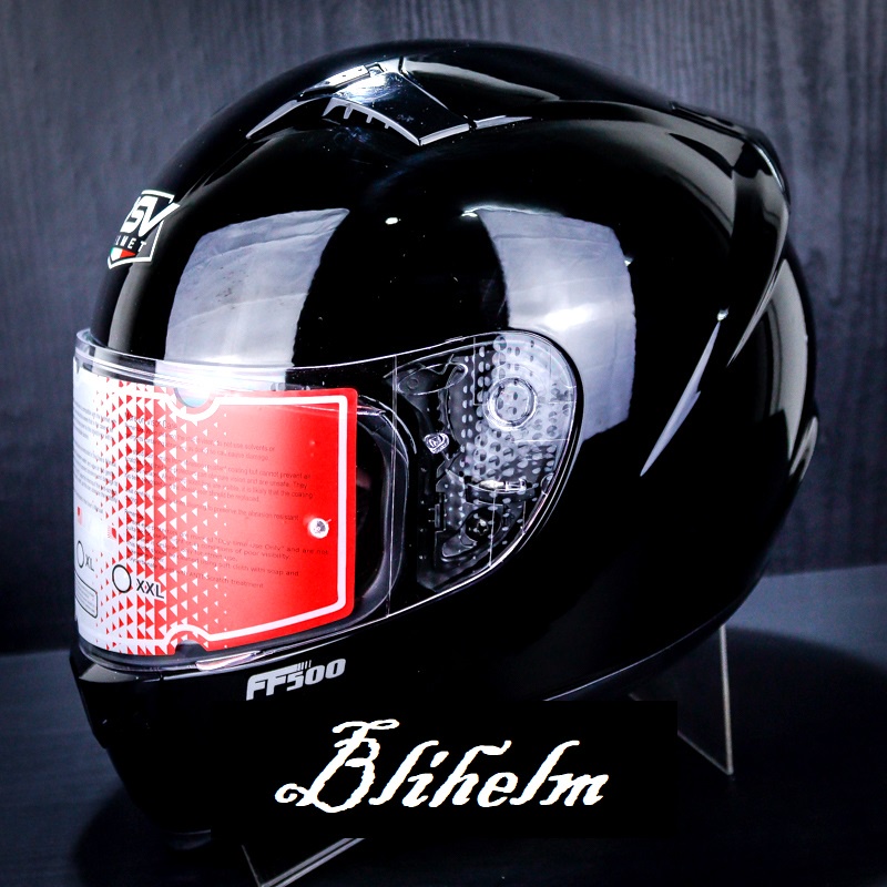 Jual Helm Rsv Ff Solid Black Glossy Rsv Ff Full Face Helmet