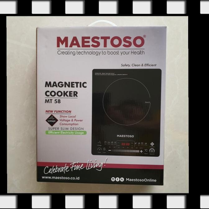 Jual Kompor Listrik Maestoso Magnetic Cooker Mt 58 Wsmn2A_W3D | Shopee ...