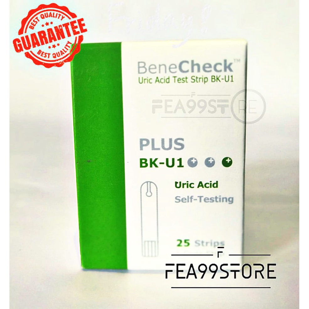 Jual Alat Cek Darah / Benecheck PLUS Test Strip Uric Acid / Strip ...