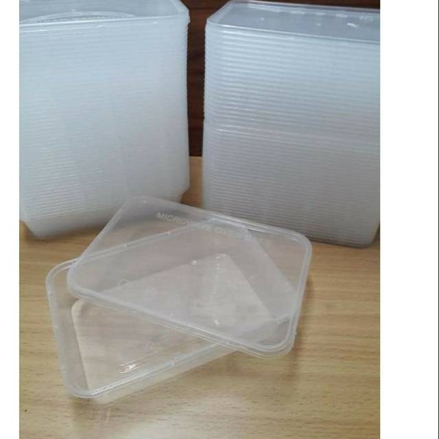 Jual Kotak plastik kemasan 500ml food grade, tahan dingin, tahan panas