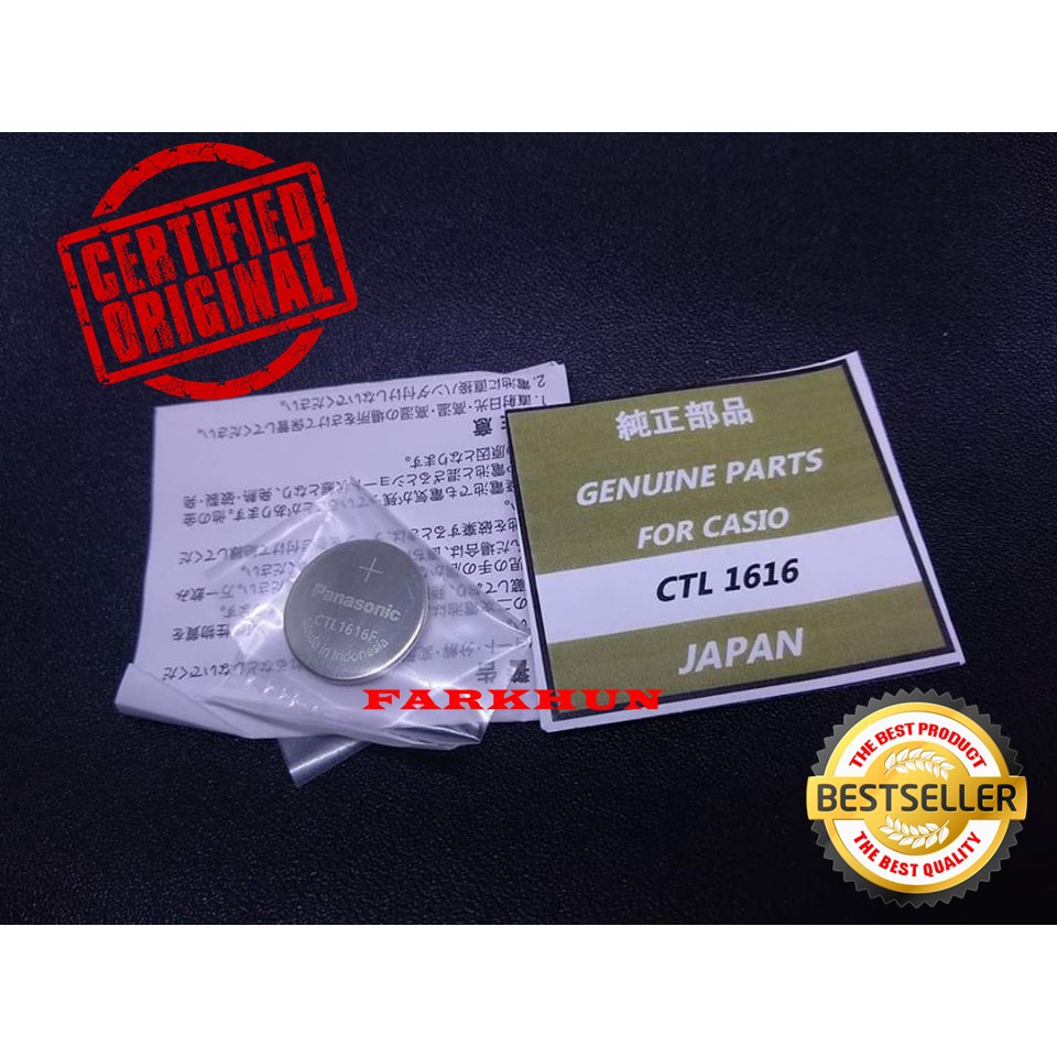 Jual BATERAI ORI ISI ULANG PANASONIC CTL1616F BATTERY RECHARGEABLE CTL ...