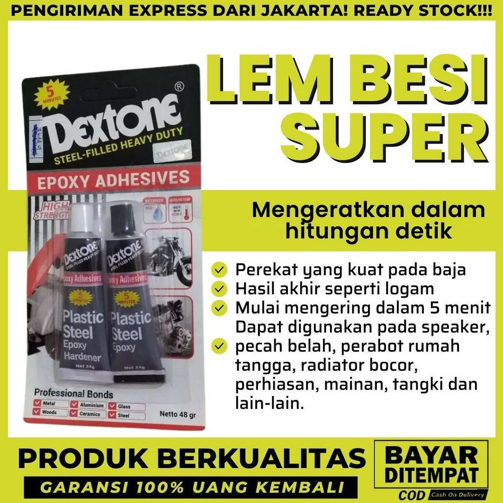Jual Lem Besi Super Kuat Dextone Instant Glue Super Epoxy Adhesive ...