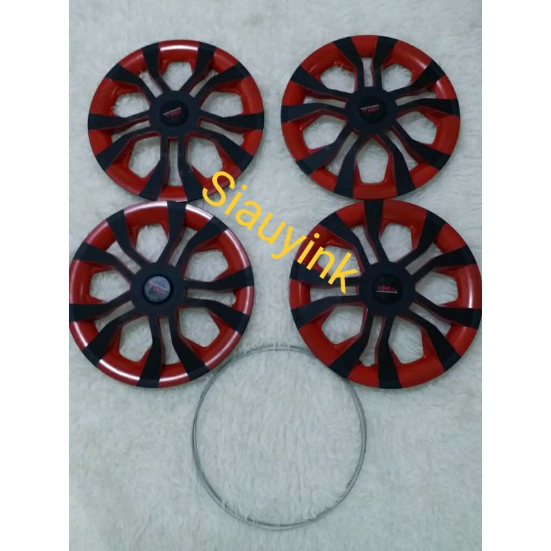 Jual Dop velg cover tutup whelldop ring 13 & 14 Model TRD mobil ...