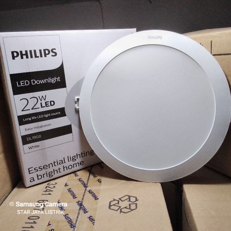 Jual Downlight LED Philips New Eridani 23 Watt Dan 22 Watt | Shopee ...