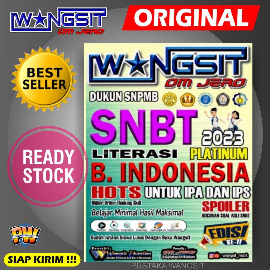 Jual Buku Wangsit UTBK SNBT TPS 2023 / Buku Wangsit TPS LITERASI BAHASA ...