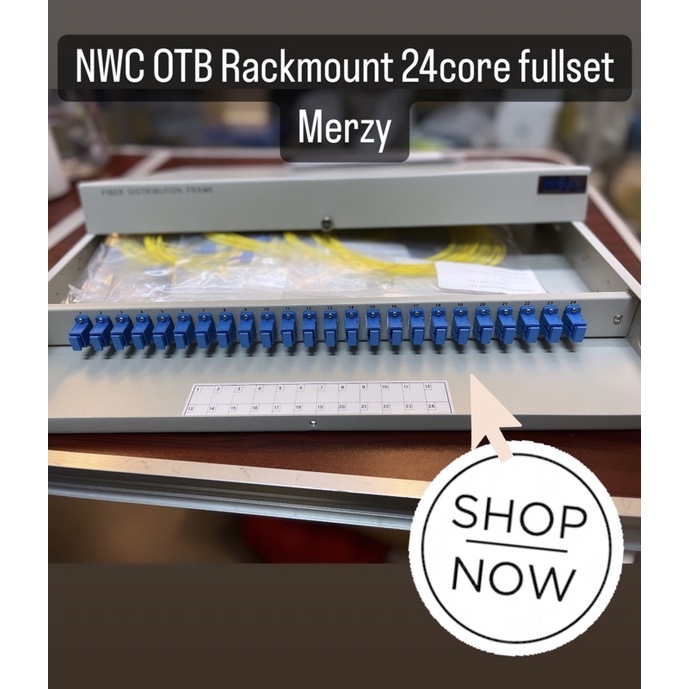 Jual Otb rackmount 24c Nwc original merzy lengkap fullset sc pigtail ...