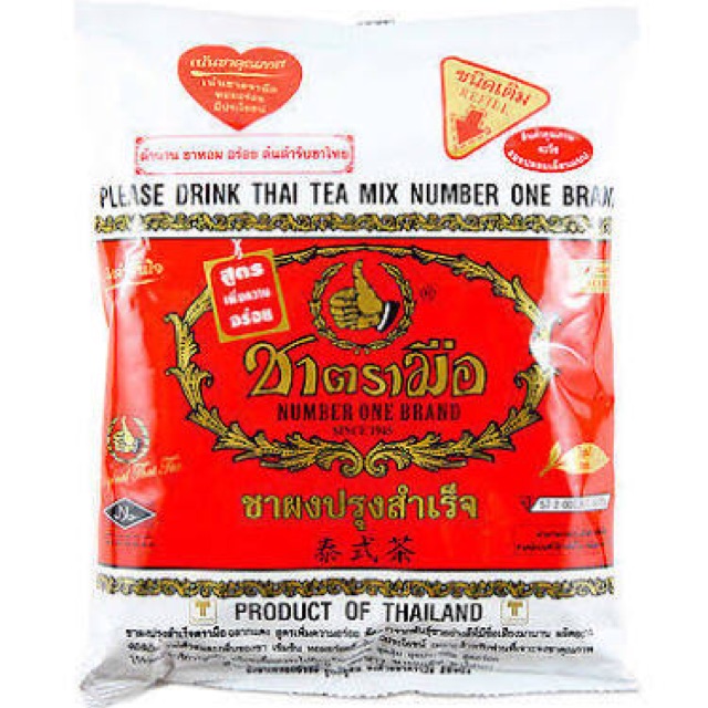 Jual Number one Brand Thai tea Chatramue 400gr | Shopee Indonesia