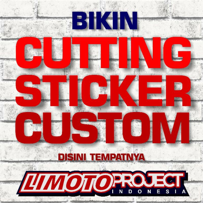 Jual CUTTING STICKER LOGO KOMUNITAS, USAHA, CAR BRANDING, CUSTOM DESAIN ...