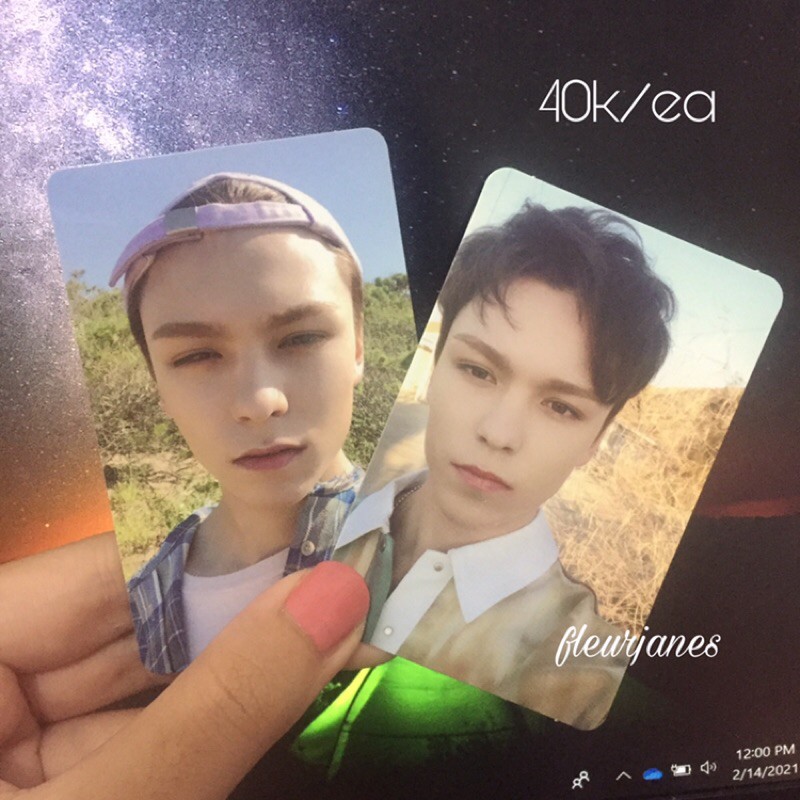 Jual Seventeen Vernon An Ode & Henggarae Official Photocard (Booked ...