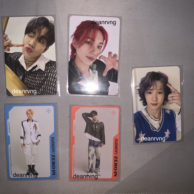 Jual P1Harmony Harmony: Zero In Photocard - Intak Theo Jongseob Soul ...