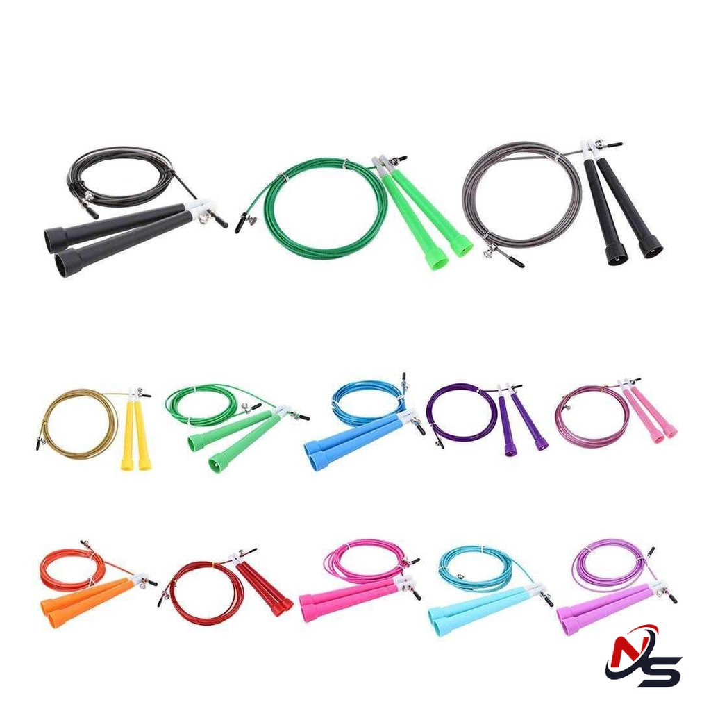Jual Nadine Shop - HEONYIRRY Tali Skipping Jump Rope Steel Wire Bearing ...