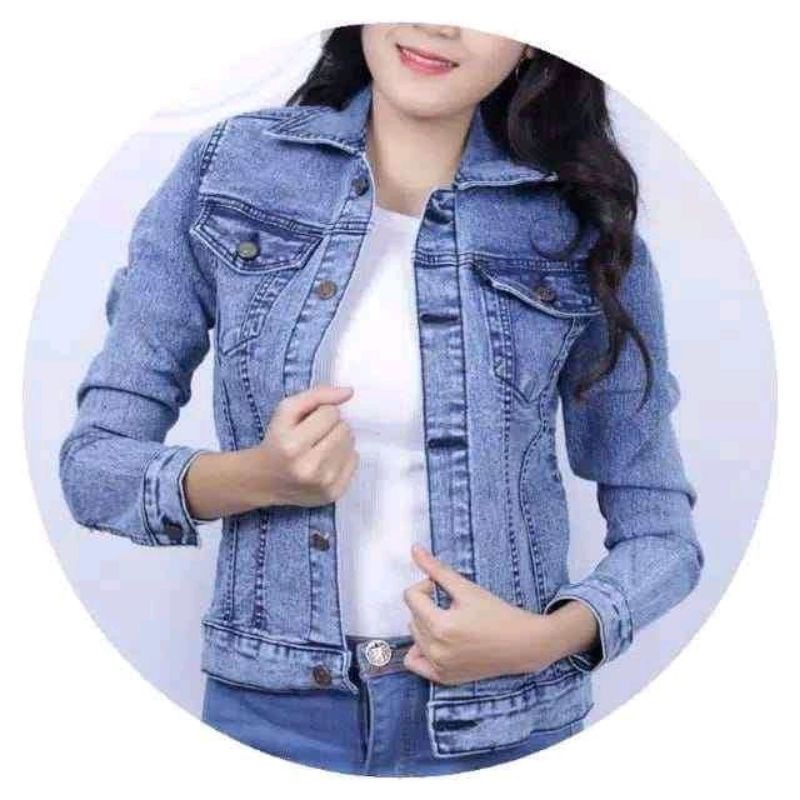 Jual jaket levis wanita demin snow original jaket jeans jaket
