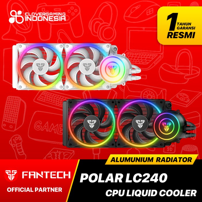 Jual Fantech POLAR LC240 AIO Water Cooling CPU Liquid Cooler 240mm Shopee Indonesia