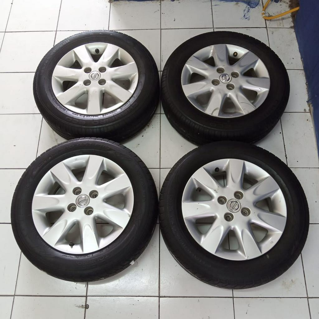 Jual Velg Mobil Bekas Oem Nissan March Ring Pcd X Plus Ban R Shopee Indonesia