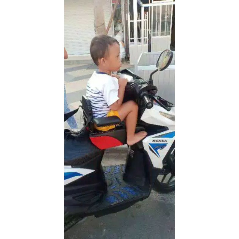 Jok Bonceng Anak Model Sandaran Untuk Motor Matic Dan Bebek| Safety Belt - foto 4