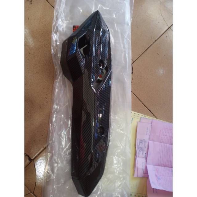 Jual Cover Knalpot Vario 150125 Lednmax Oldvario 125 Oldvario 150 2018 Karbon Shopee Indonesia 0185