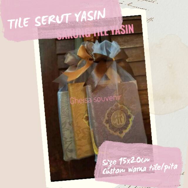 Jual kantong Tile serut yasin/ tas tile majmu syarif | Shopee Indonesia
