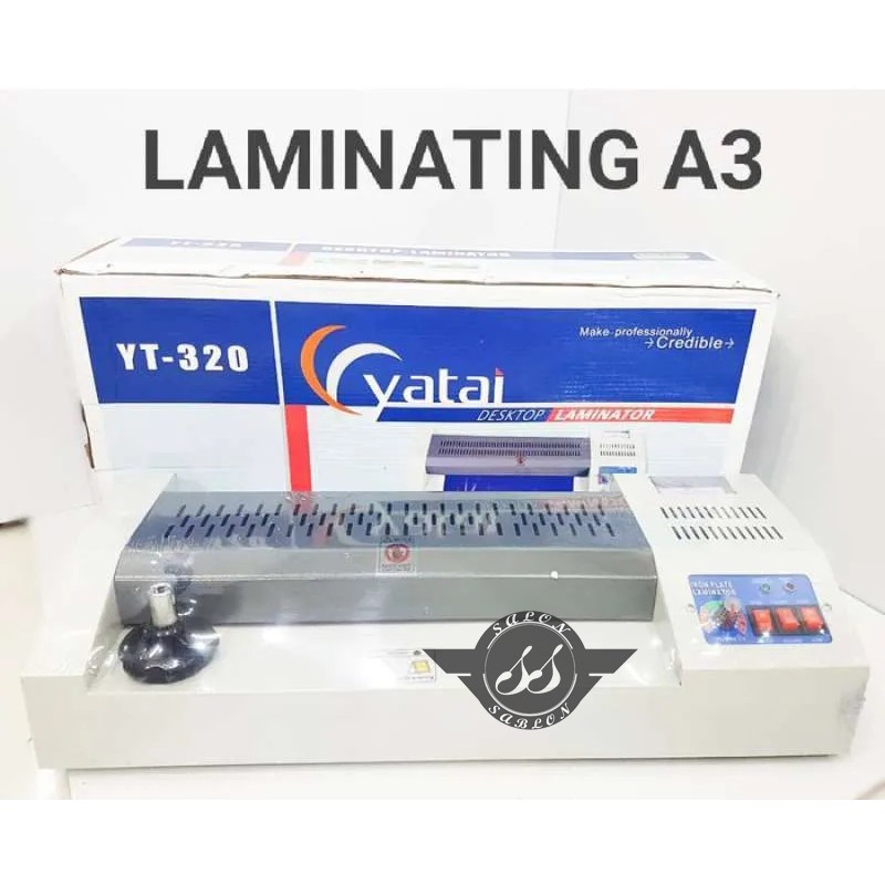 Jual Mesin Laminating YATAI A3 / Laminator / YATAI A3 / YT320 Shopee