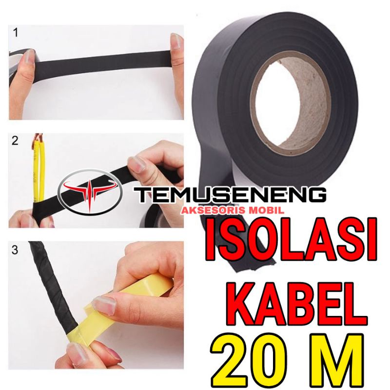 Jual Isolasi Kabel Listrik Meter Isolatip Lakban Kabel Listrik Tebal