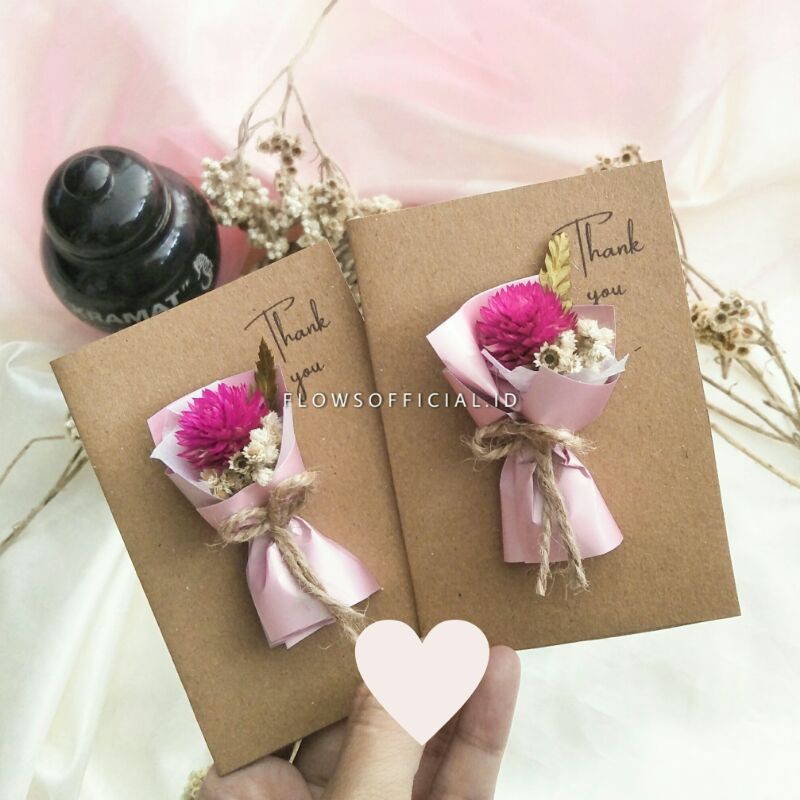 Jual KARTU UCAPAN / GREETING CARD / KARTU UCAPAN BUKET | Shopee Indonesia