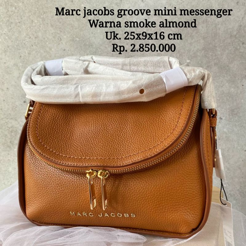 Jual M*rc Jacobs Groove Mini Messenger smoke almond | Shopee Indonesia