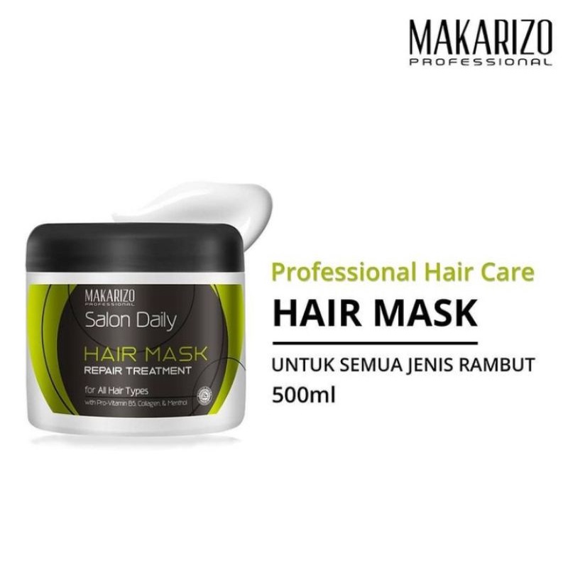 Jual Makarizo Salon Daily Hair Mask 500g Shopee Indonesia 