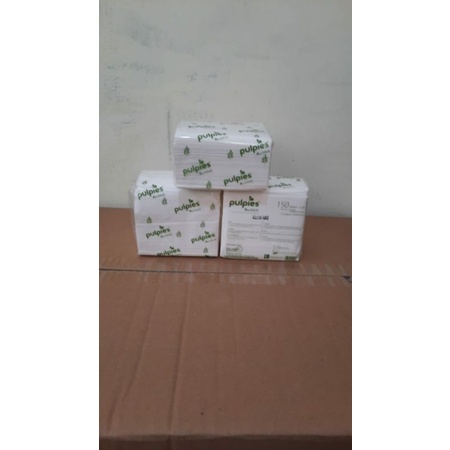 Jual Tissue Tisu Pulpies Pop Up 150 Sheet 2ply Facial Wajah Maxi Save ...