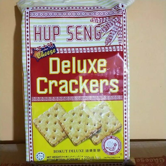 Jual WaferBiskuit Hup Seng / Cream Sugar Crackers / Biskuit Deluxe
