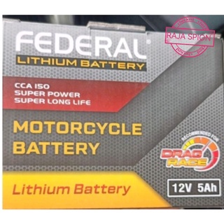 Jual aki lithium federal gtz5s/aki kering lithium gtz 5s/aki federal