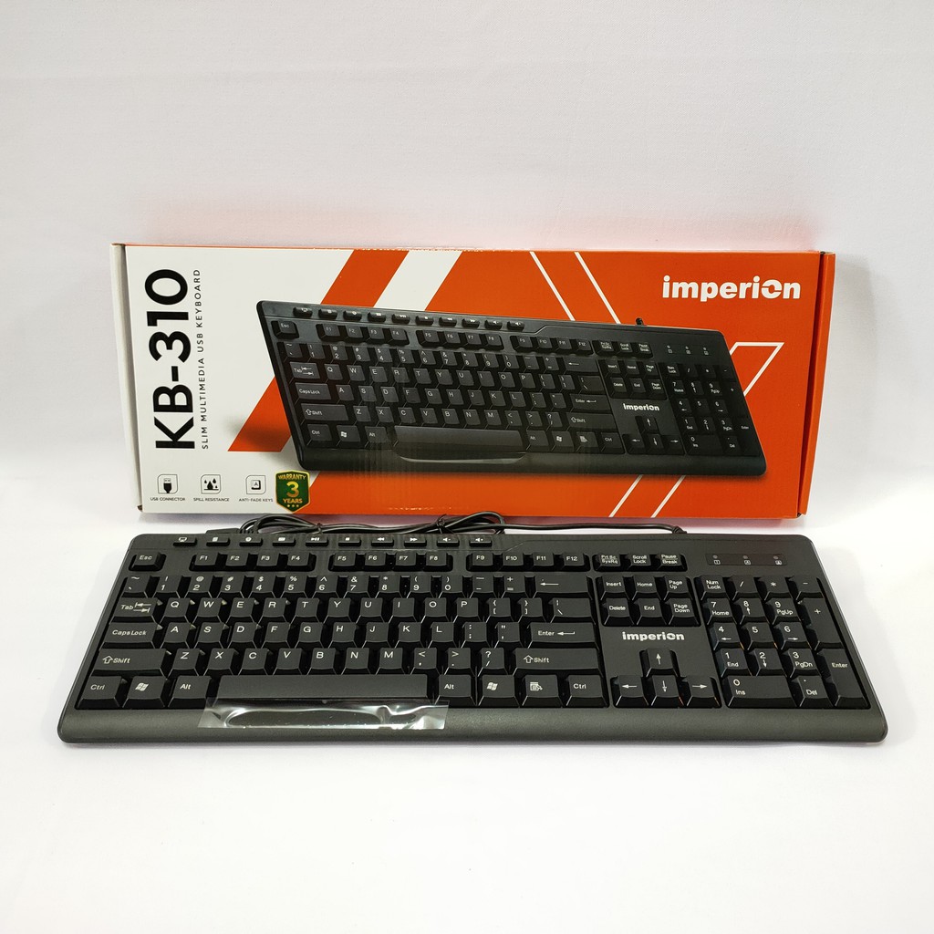 Jual Imperion Keyboard USB Multimedia - KB310 | Shopee Indonesia