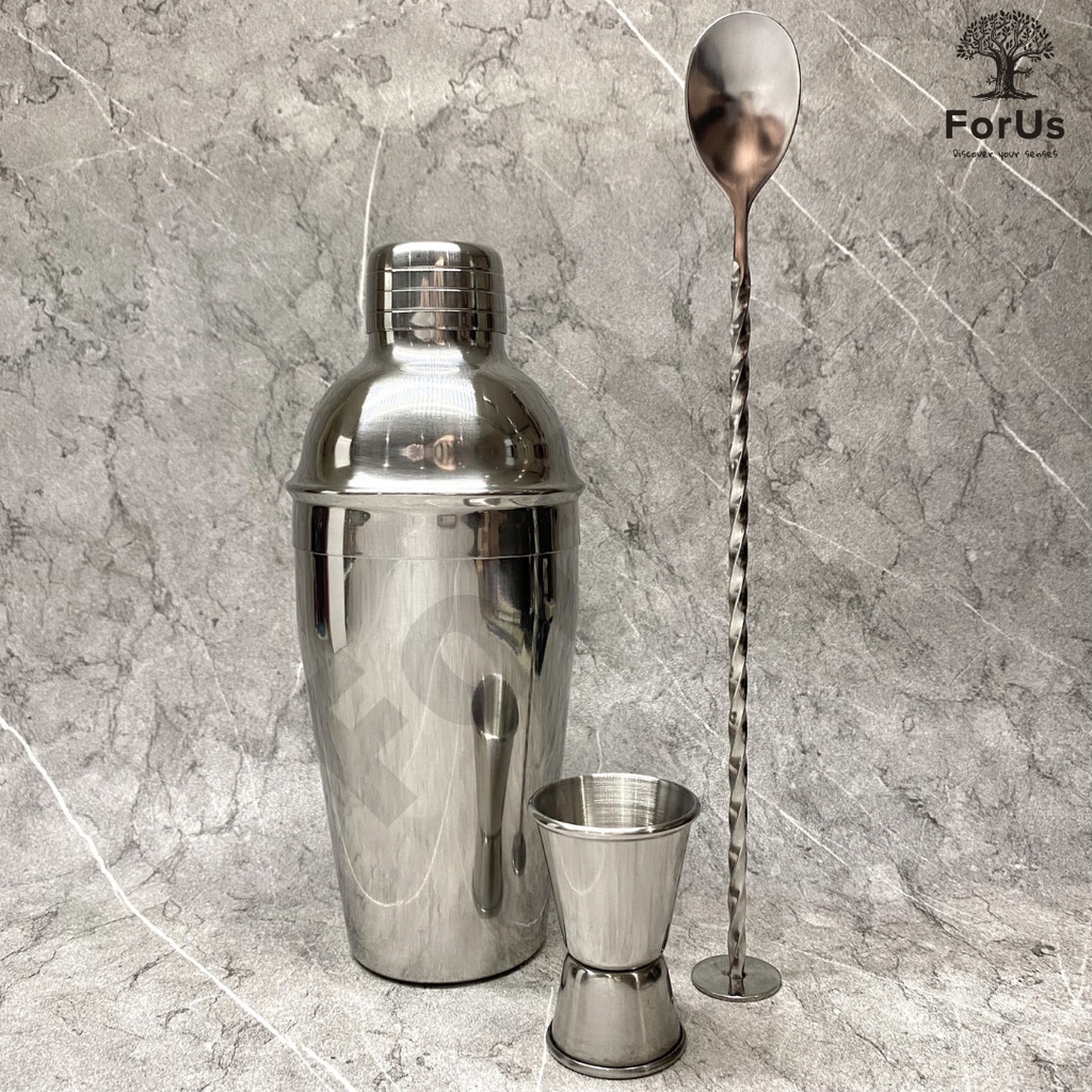Jual Shaker - Shaker Stainless Bar Set Jigger dan Bar Spoon | Shopee ...