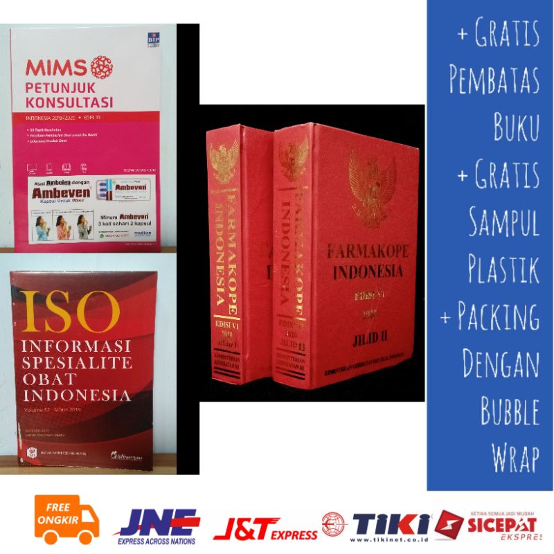 Jual Paket Buku Farmakope 6 + ISO + MIMS | Shopee Indonesia