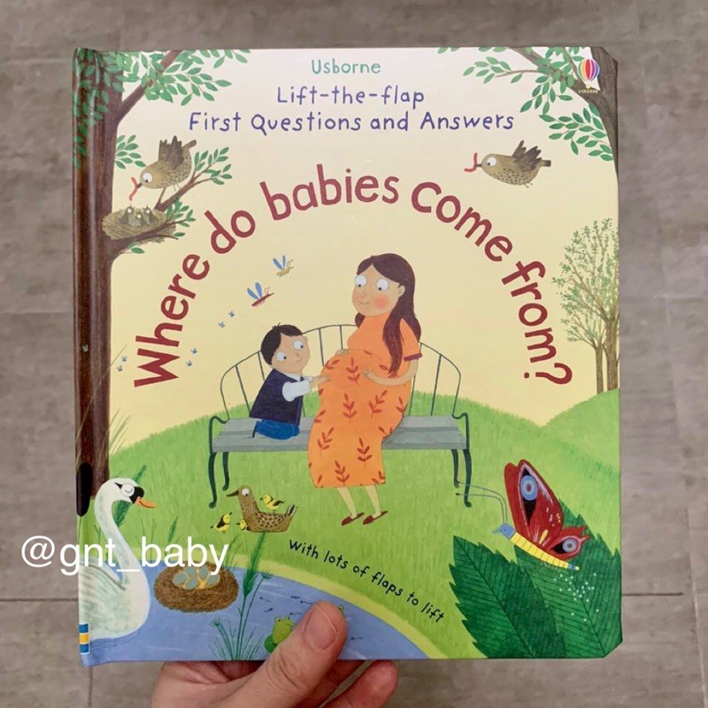 Jual buku cerita usborne WHERE DO BABIES COME FROM baby very first