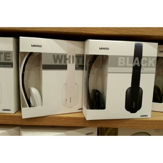 Jual MINISO WIRELESS HEADSET H004. Headphones bluetooth miniso murah
