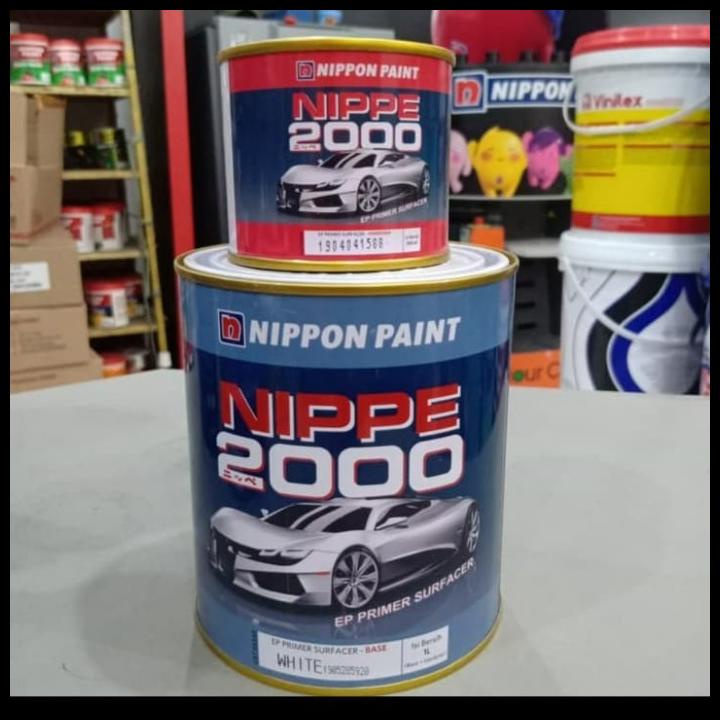 Jual Nippe Epoxy Putih Abu Primer Surfacer Cat Dasar Obat Cairan Shopee Indonesia