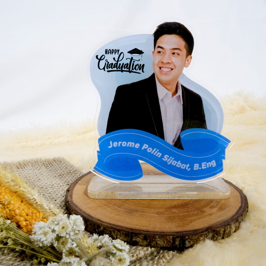 Jual [ CUSTOM ] Vandel Plakat Akrilik Custom Free Design + Box Bludru ...