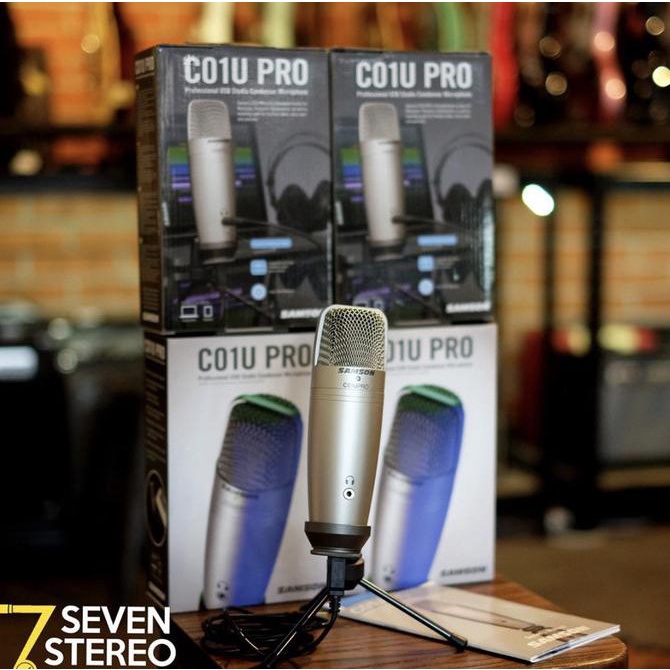 Jual [BISA COD] Samson C01U Pro - USB Studio Condenser Microphone ( USB ...