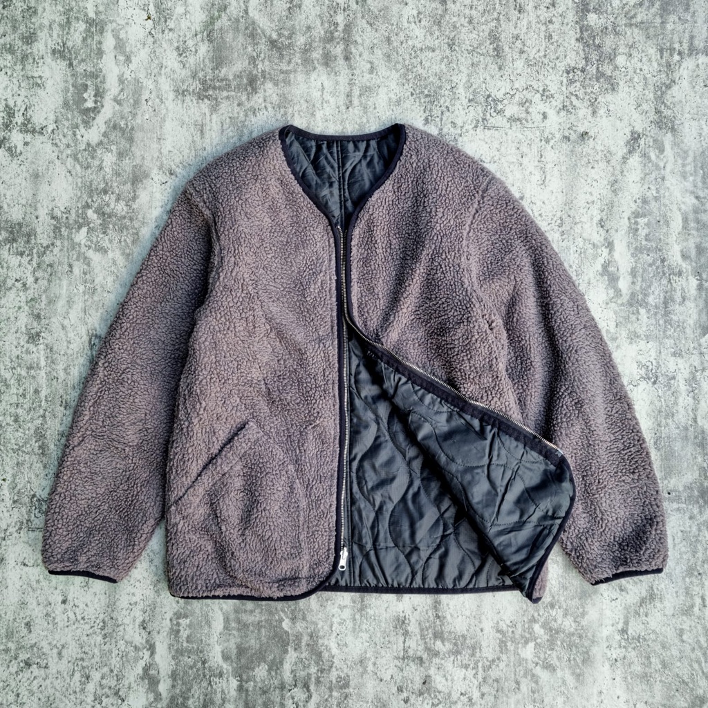 Jual REVERSIBLE SHERPA / QUILTED LINER JACKET Shopee Indonesia