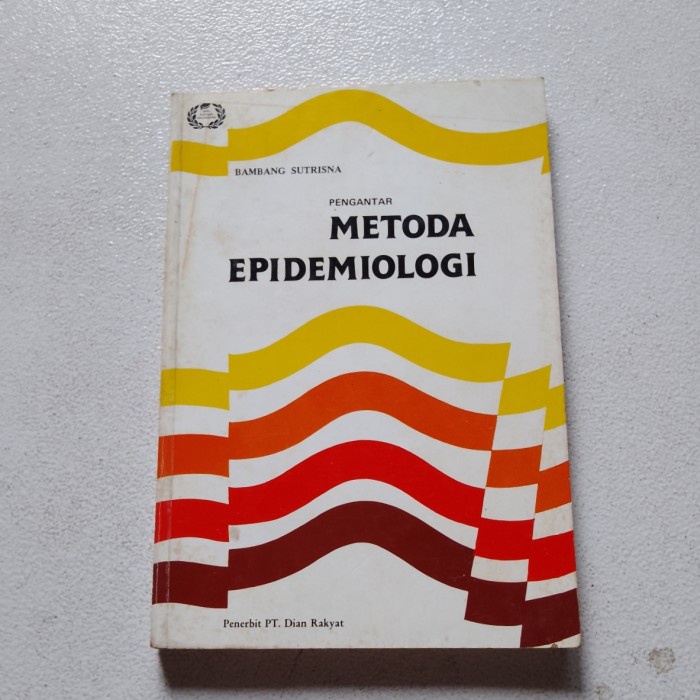 Jual Buku Pengantar METODA EPIDEMIOLOGI - Bambang Sutrisna | Shopee ...