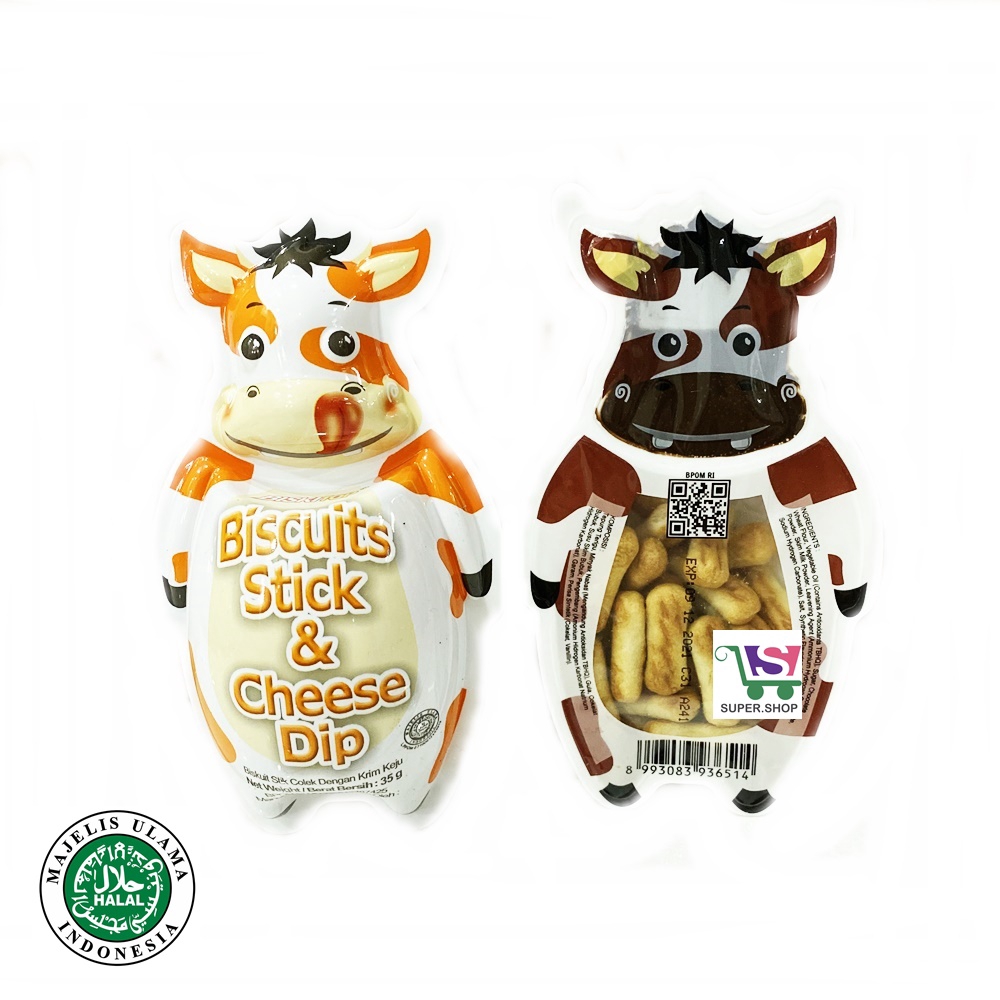 Jual Biskitop Sapi Biskuit Stick & Chocolate / Cheese Dip 35 Gram ...