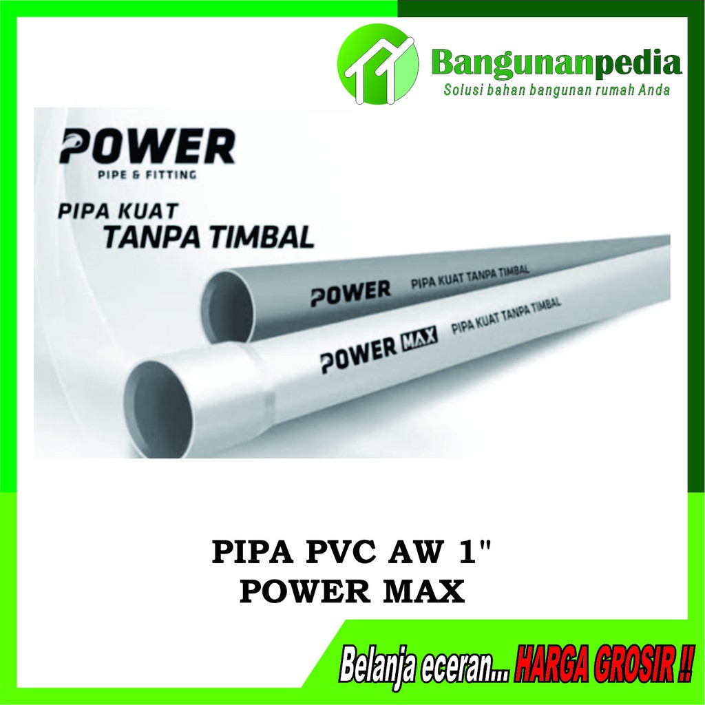 Jual Pipa Pvc Aw 1 Inch