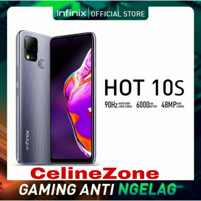 HP Infinix Hot 10s 6/128 Ram GB 128GB Garansi Resmi HP Gaming Legendary