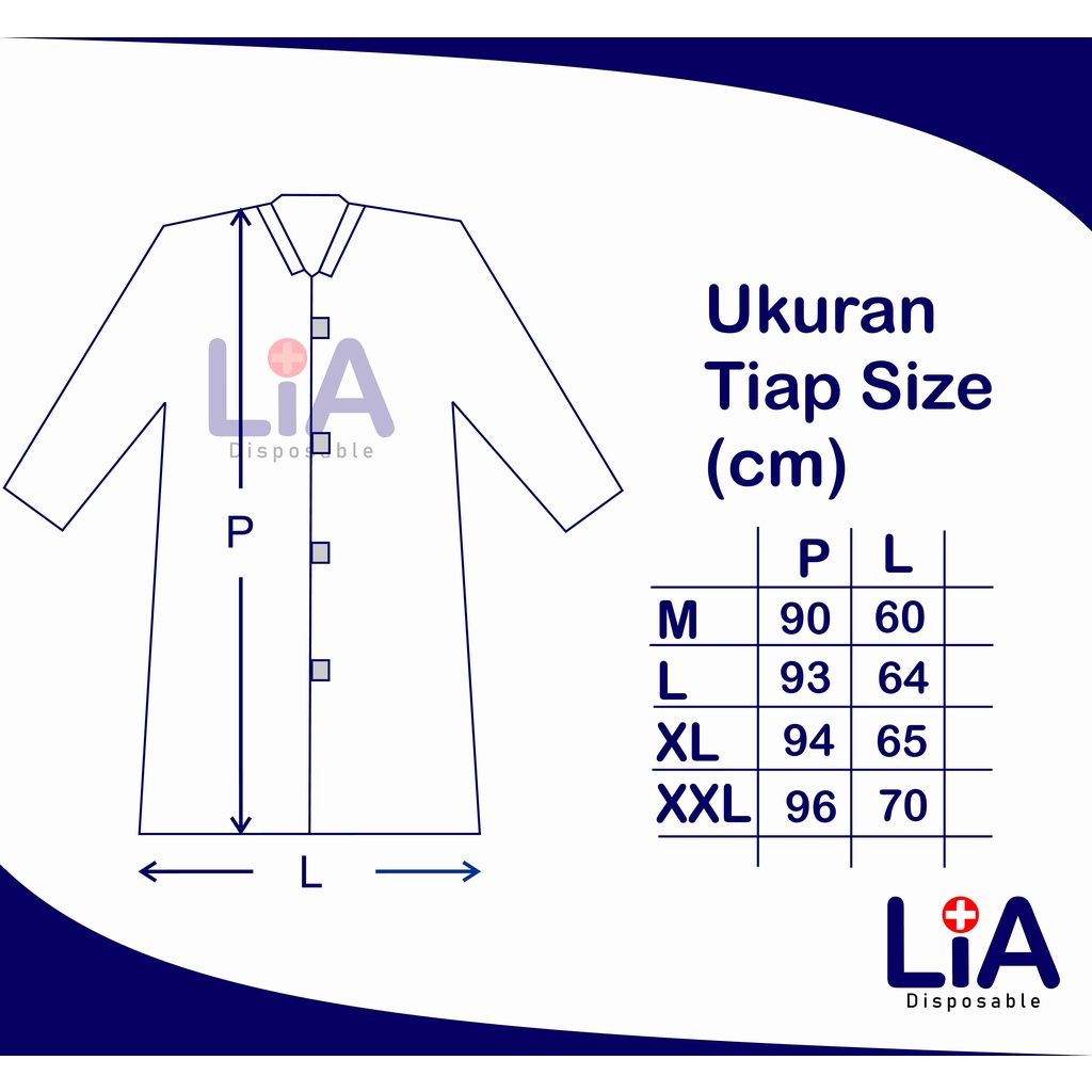 Jual APD MEDIS | JAS LAB VELCRO | COAT VELCRO | DISPOSABLE SPUNDBOND ...