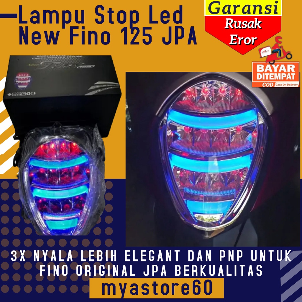 Jual Lampu Stop Lampu Belakang Rem Led New Fino Jpa Stoplamp Stop