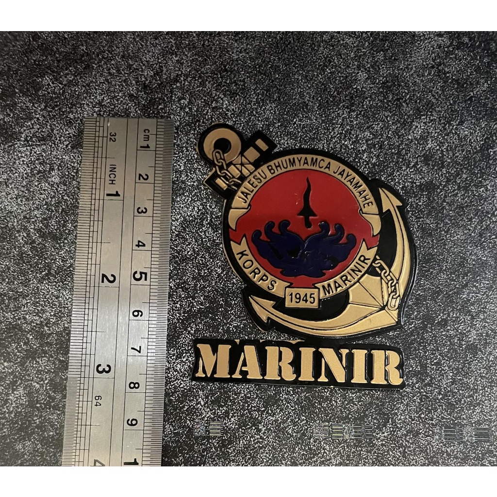 Jual Sticker Marinir Jangkar - Stiker Marinir - Stiker Mobil | Shopee ...