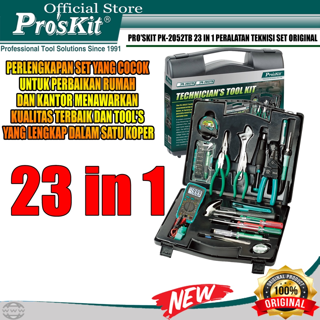 Jual Pro Skit Peralatan Teknisi Set Pro Skit Pk Tb In Original Shopee Indonesia